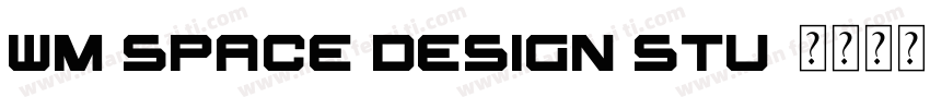 WM SPACE DESIGN STU字体转换